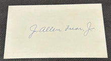 Load image into Gallery viewer, Signed Autograph Card of J. Allen Frear Jr. Senator of Delaware, EX
