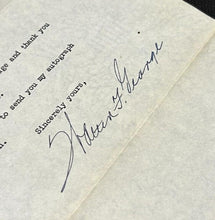 Load image into Gallery viewer, March 18th 1947 Autograph Letter of Walter F. George Senator of Georgia, EX
