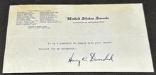 Load image into Gallery viewer, Signed Autograph Letter of Henry C. Dworshak Senator of Idaho, EX
