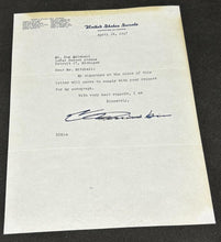 Load image into Gallery viewer, April 16th 1947 Autograph Letter of Eugene D. Millikin Senator of Colorado, EX
