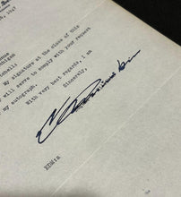 Load image into Gallery viewer, April 16th 1947 Autograph Letter of Eugene D. Millikin Senator of Colorado, EX
