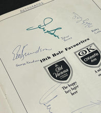 Load image into Gallery viewer, 1968 Canadian Open Golf Review Official Program Signed with Ticket

