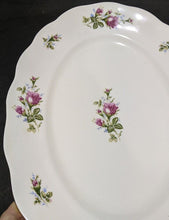 Load image into Gallery viewer, Large 15.5&quot; Oval Bone China Serving Platter by Favolina-Karolina, Poland - Roses
