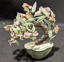 Load image into Gallery viewer, Decorative Green &amp; Pink Stone Floral Cherry Blossom Tree Table Decoration
