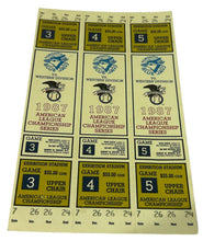 Load image into Gallery viewer, 1987 Toronto Blue Jays Phantom World Series 3 Ticket Stubs
