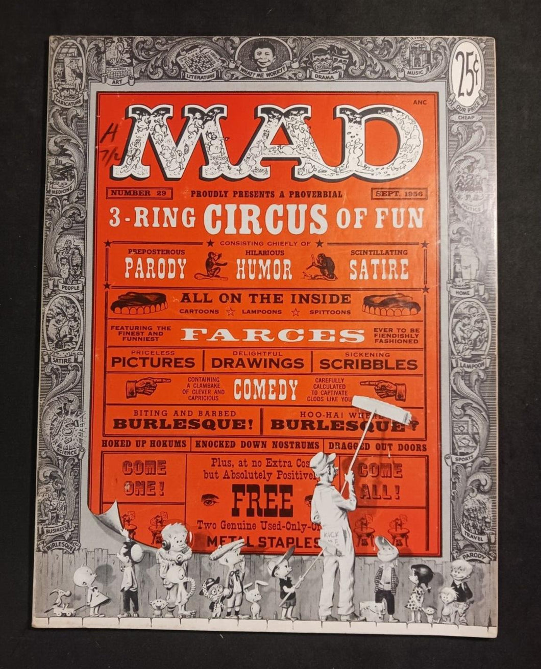 1956 September MAD Magazine #29, FN+ 6.5