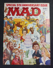 Load image into Gallery viewer, 1957 October MAD Magazine #35, Special 5th Anniversary Issue, VF/NM 9.0
