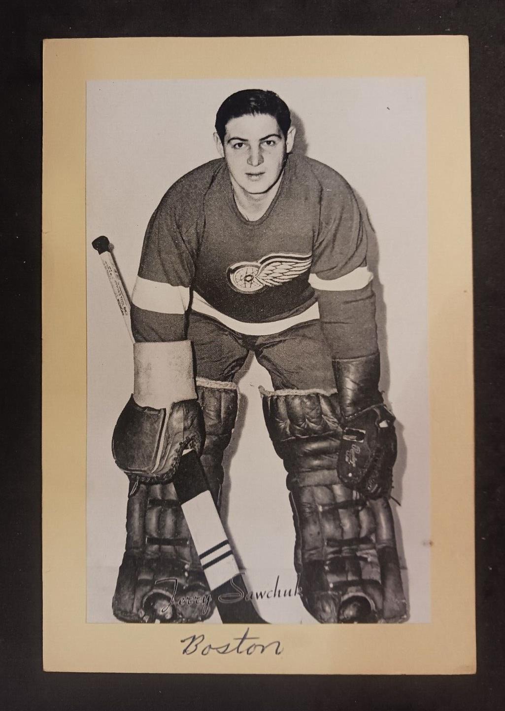 Terry Sawchuk Boston Bruins Beehive - Rare