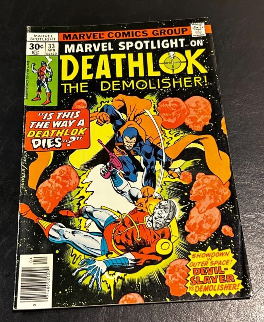 1977 Marvel Comics Deathlok The Demolisher #33, F+