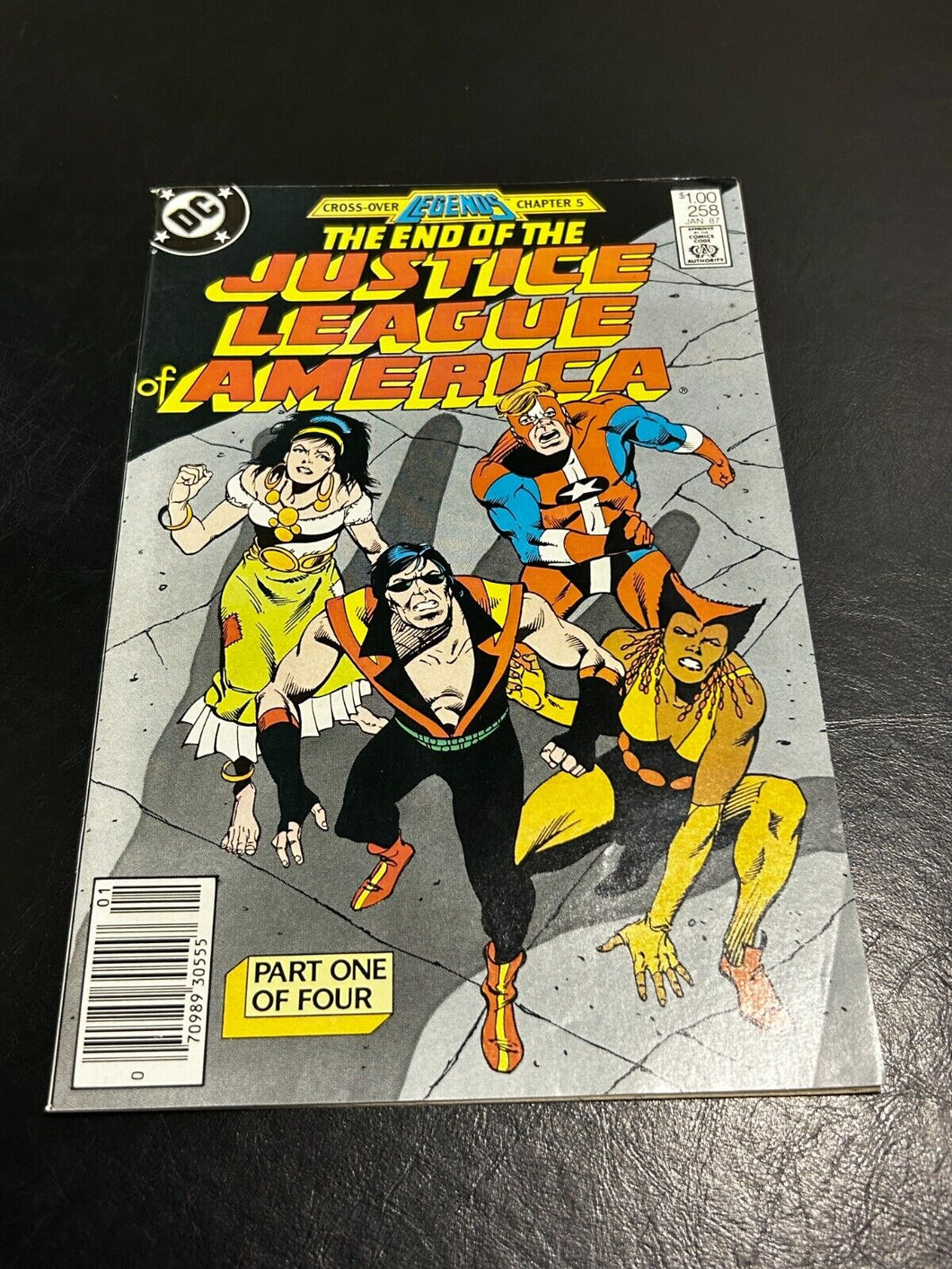 1987 DC Comics The End of the Justice League of America Issue 258, CPV