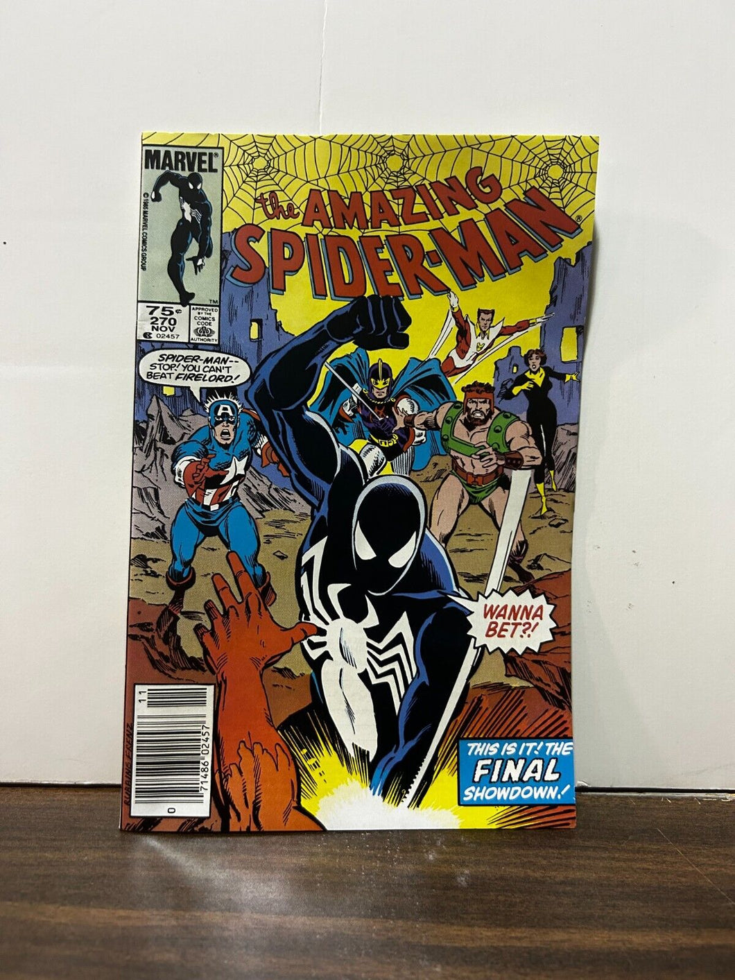 1985 Marvel Comics The Amazing Spider-man Issue 270, Canadian Price Variant
