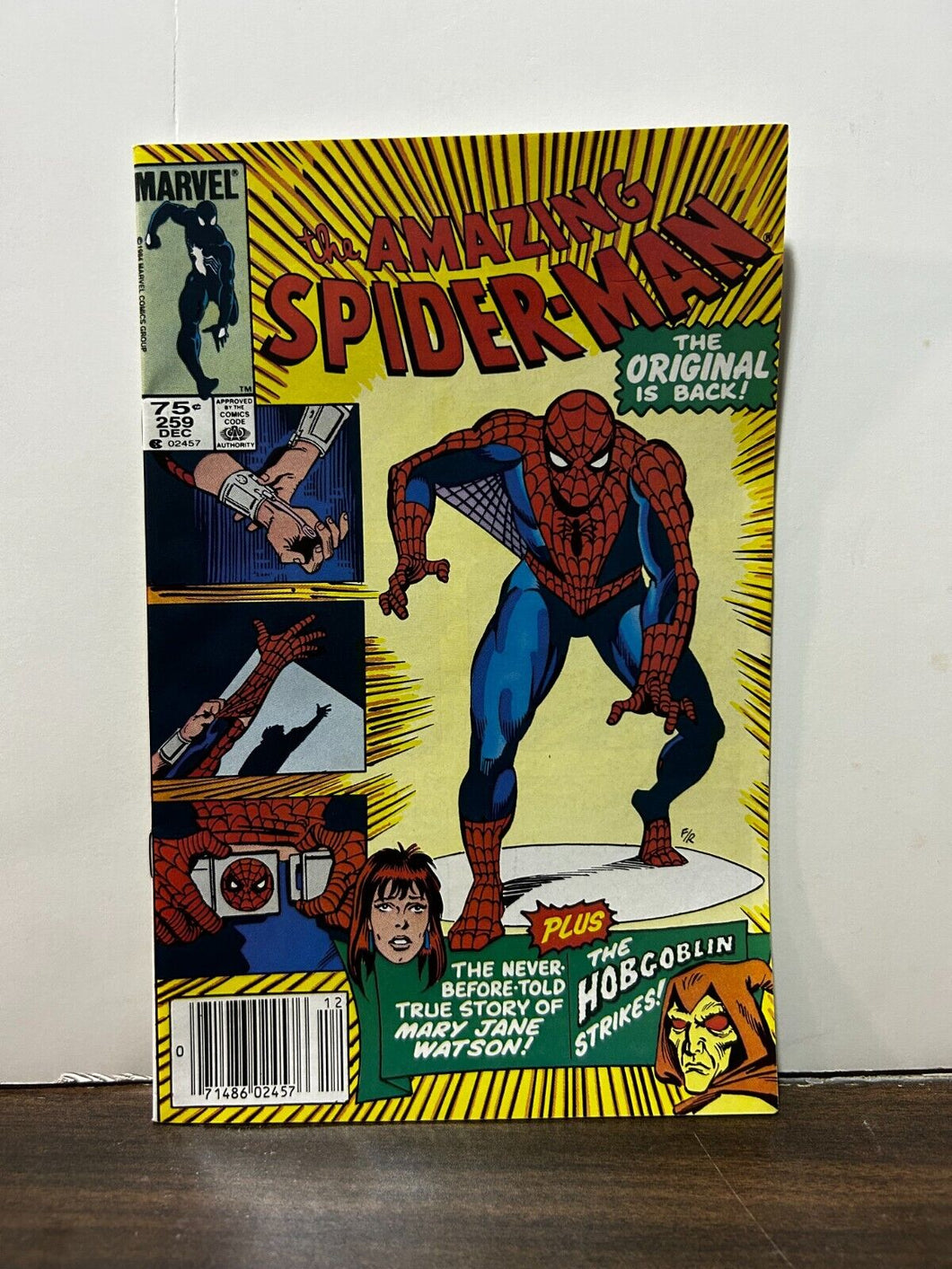 1984 Marvel Comics The Amazing Spider-Man #259, Canadian Price Variant