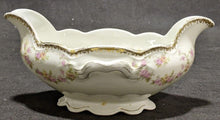 Load image into Gallery viewer, MZ Austria Porcelain - Czechoslovakia - Bridal Rose Double Spout Gravy Boat

