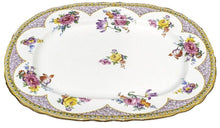 Load image into Gallery viewer, AYNSLEY Bone China Small Oval Serving Platter - 11 1/2&quot; - York Pattern
