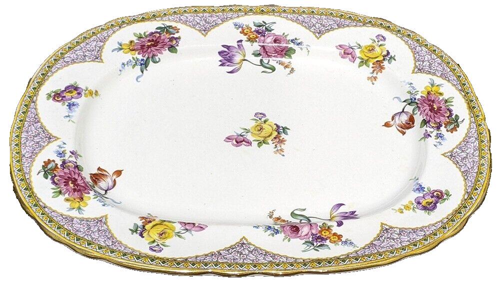 AYNSLEY Bone China Small Oval Serving Platter - 11 1/2