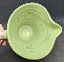 Load image into Gallery viewer, Vintage Hand Painted In India Green Ceramic Water Pitcher
