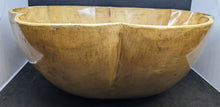 Load image into Gallery viewer, Vintage Scalloped Wooden Serving Bowl - As Shown
