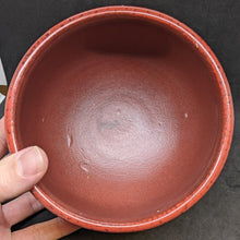 Load image into Gallery viewer, Vintage Red Speckled High Shoulder Pottery Bowl - Not Signed
