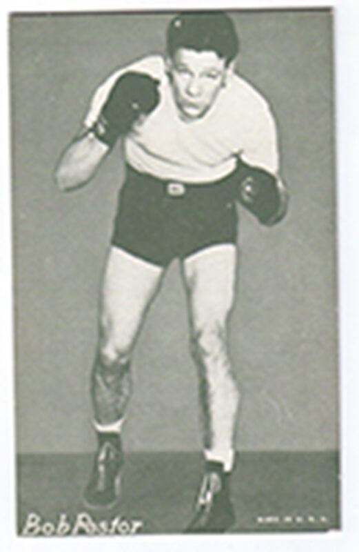 1950’s Wrestler Boxing Exhibit Card – Bob Pastor