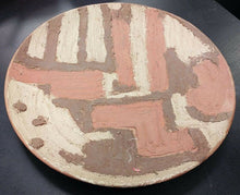 Load image into Gallery viewer, Mid Century Angoba Hand Made Clay Pottery With Abstract Design
