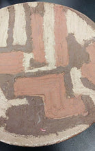 Load image into Gallery viewer, Mid Century Angoba Hand Made Clay Pottery With Abstract Design
