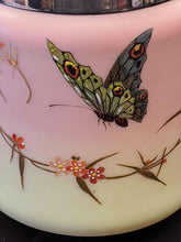 Load image into Gallery viewer, Victorian Thomas Webb &amp; Sons Queens Burmese Ware Sunset Glass Biscuit Barrel
