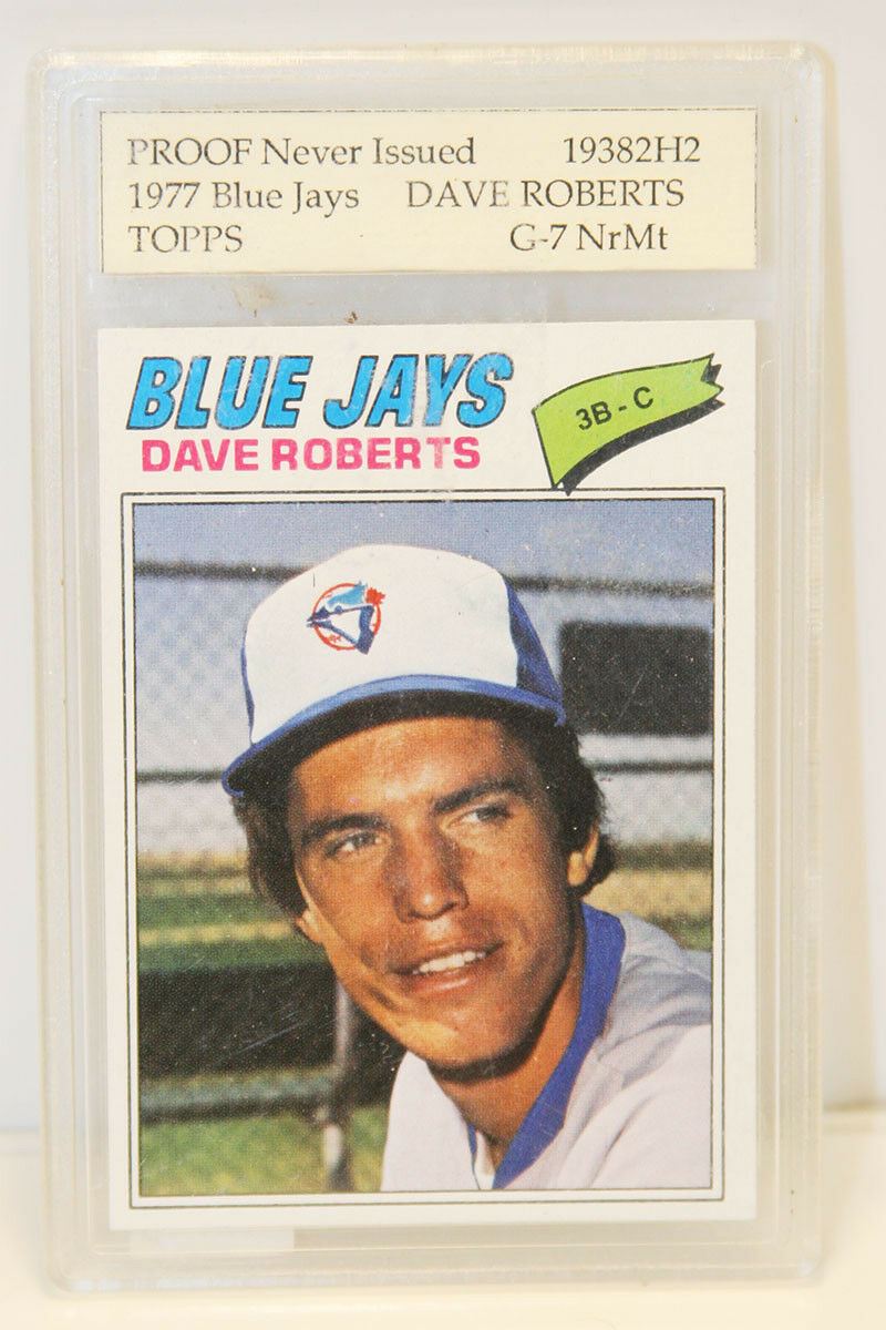 1977 Unique Topps Archive Sale Short Prints Dave Roberts - Blue Jays