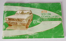 Load image into Gallery viewer, Toyota Corolla 1200 Owners Manual  With Electrical Diagrams
