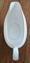 Load image into Gallery viewer, Royal Doulton Translucent China - Larchmont Pattern - Gravy Boat &amp; Saucer
