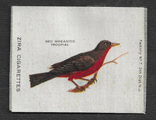 Load image into Gallery viewer, Vintage Cigarette / Tobacco Silk - Zira Cigarettes - Red Breasted Troopial
