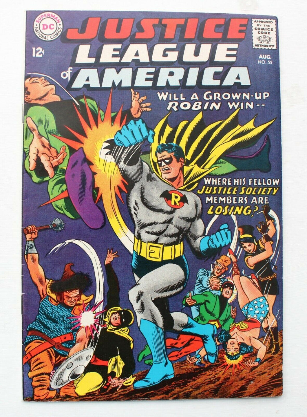 Justice League of America #55 (June 1967) in VF 8.0 Shape