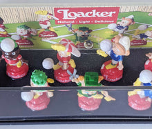 Load image into Gallery viewer, Loacker Complete Dwarf Soccer Figurine Collection In Showcase

