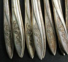 Load image into Gallery viewer, Vintage 28 Pc. Community Morning Rose Pattern Silver Plate Flatware Lot
