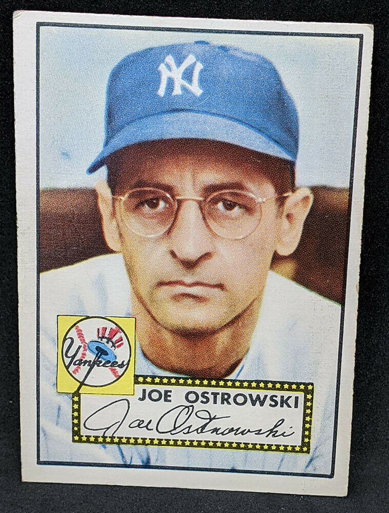 1952 TOPPS Baseball Card - #206 - Joe Ostrowski - VG