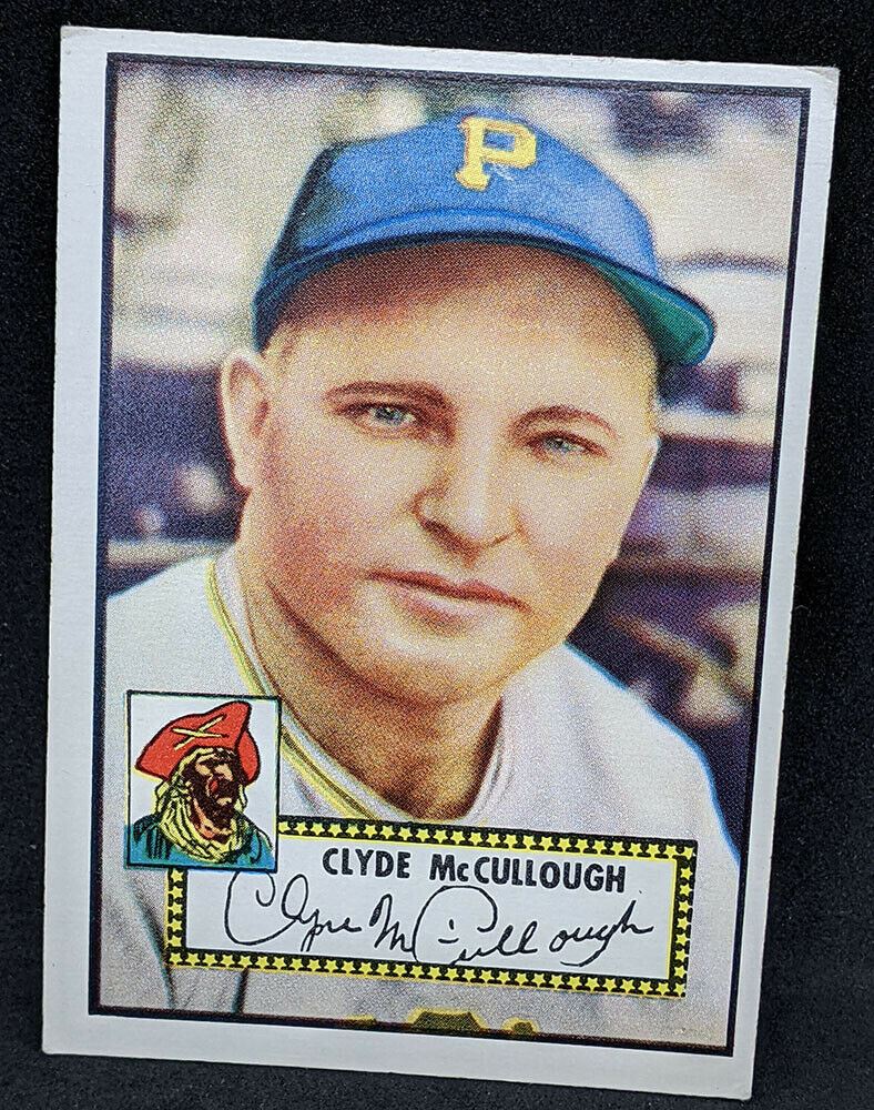 1952 TOPPS Baseball Card - #218 - Clyde McCullough - VG