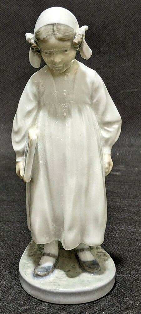 ROYAL COPENHAGE Porcelain Figurine - Young Girl - Bedtime - by Chr. Thomsen