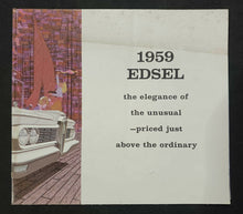 Load image into Gallery viewer, 1959 EDSEL Rare Canadian Brochure
