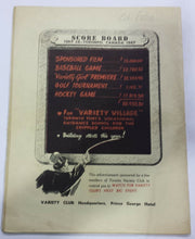 Load image into Gallery viewer, 1948 Toronto Maple Leafs vs Jersey City Baseball Program Signed by Bubba Church
