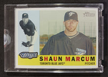 Load image into Gallery viewer, 2009 Topps Heritage Baseball #98 Shaun Marcum Toronto Blue No Back with COA 1/1
