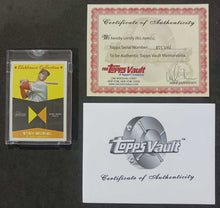 Load image into Gallery viewer, 2009 Topps Heritage Stan Musial Clubhouse Coll.  #CC-SM No Back with COA 1/1
