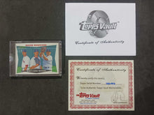 Load image into Gallery viewer, 2009 Topps Heritage Mound Magicians 230 Beckett/Lester/Matsuzaka No Back COA 1/1
