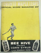 Load image into Gallery viewer, 1959 Toronto Maple Leafs Official Score Magazine Vol 4 No.3
