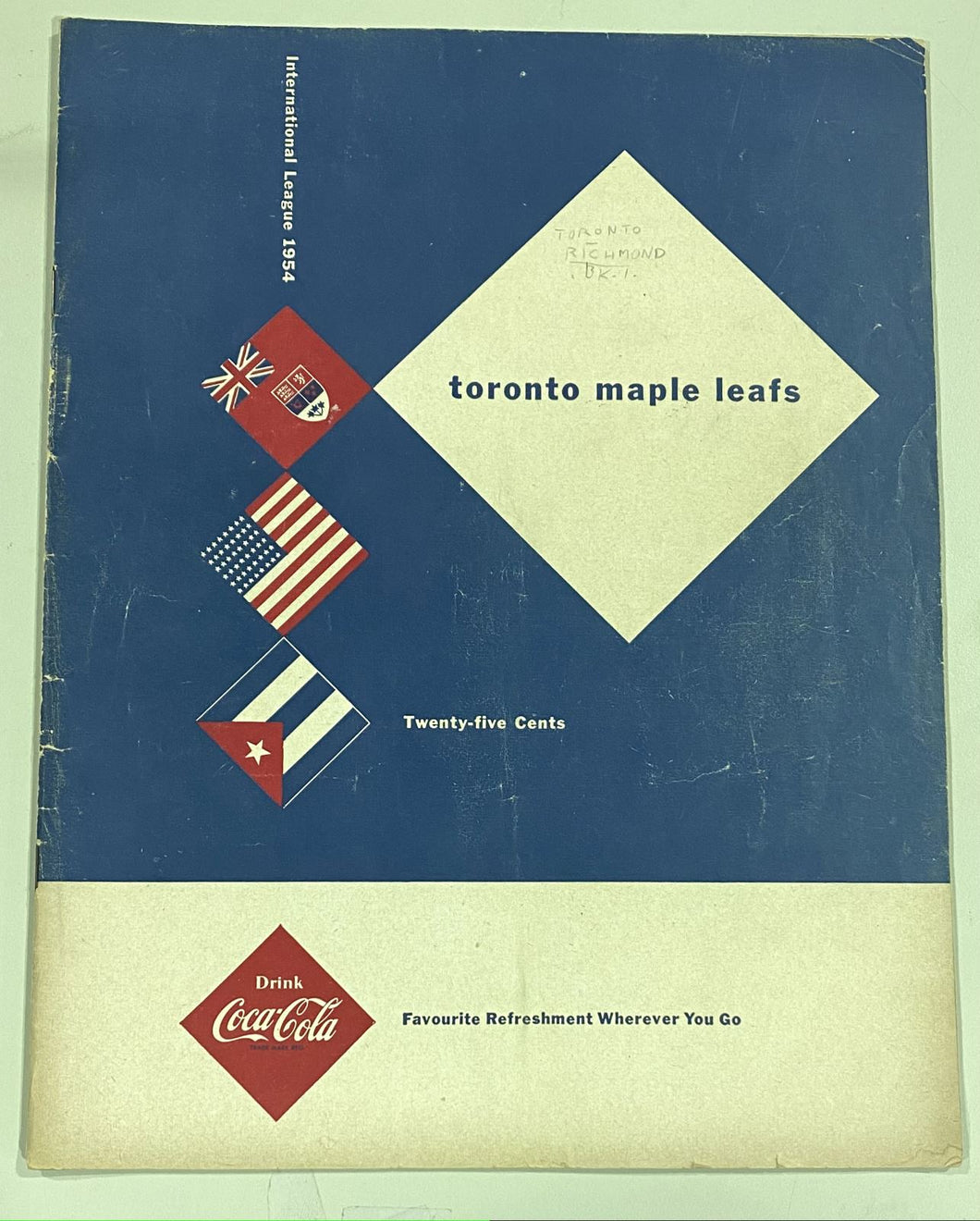 1954 International League Toronto Maple Leafs