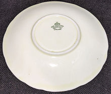 Load image into Gallery viewer, AYNSLEY Fine Bone China Saucer - Green With Gold Trim
