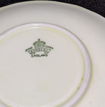 Load image into Gallery viewer, AYNSLEY Fine Bone China Saucer - Green With Gold Trim
