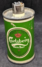 Load image into Gallery viewer, Vintage Carlsberg Beer Table Lighter -- Working Order
