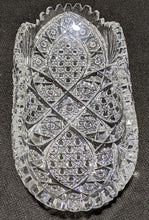 Load image into Gallery viewer, 2 Shaped Oval Glass / Crystal Serving Dishes
