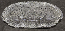 Load image into Gallery viewer, 2 Shaped Oval Glass / Crystal Serving Dishes
