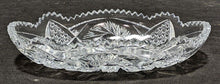 Load image into Gallery viewer, 2 Shaped Oval Glass / Crystal Serving Dishes
