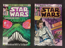 Load image into Gallery viewer, Marvel Comics Star Wars Issues #64 and 65 Canadian Newsstand Rare Price Variant
